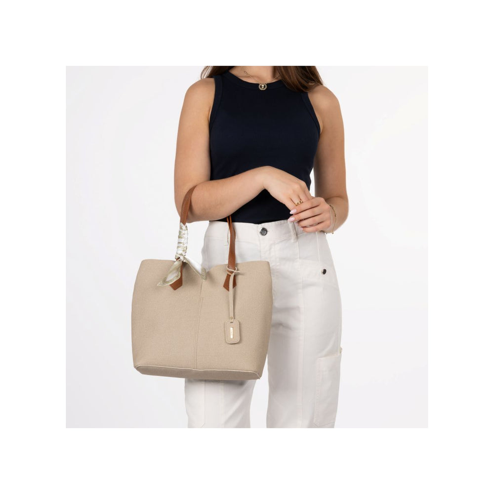 Rieker H1045 Women's Shoulder Bag - Beige
