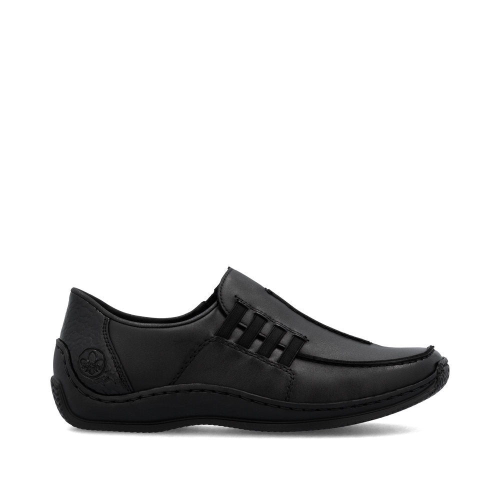 Rieker L1777 Women's Slip On in Black