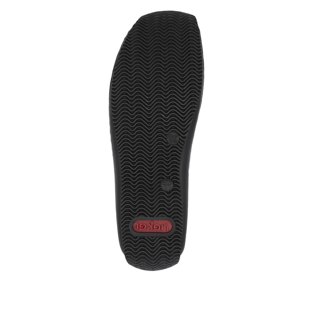 Rieker L1777 Women's Slip On in Black