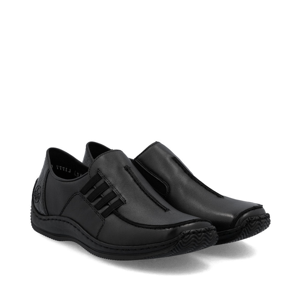 Rieker L1777 Women's Slip On in Black