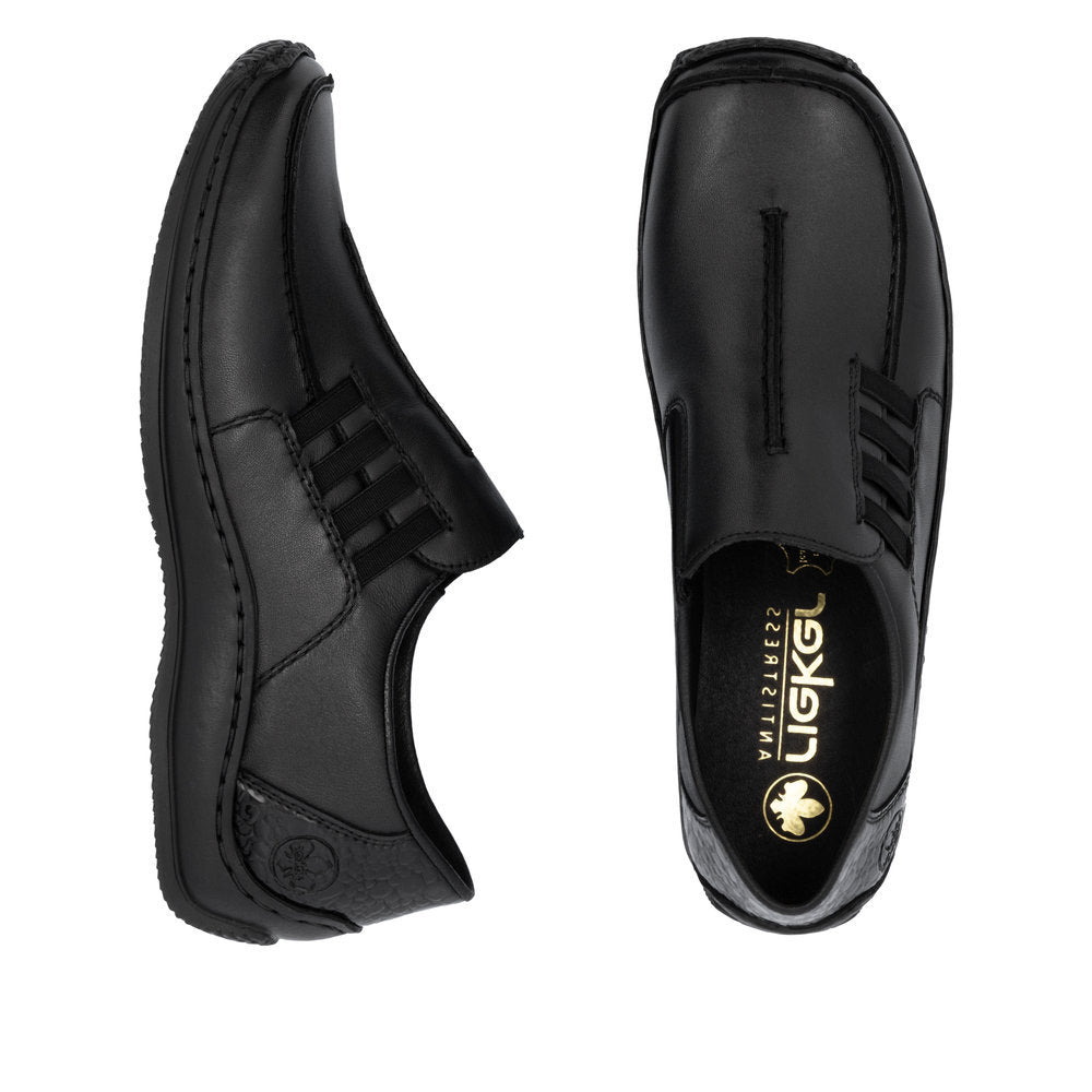 Rieker L1777 Women's Slip On in Black