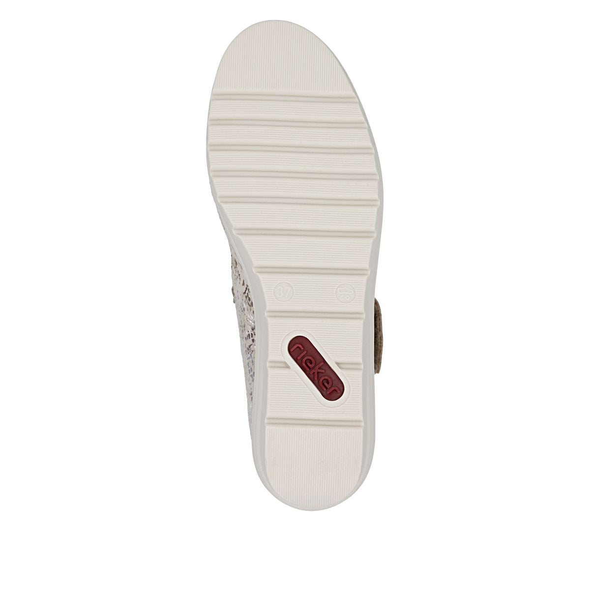 Rieker L5359 Women's Shoes in Silver