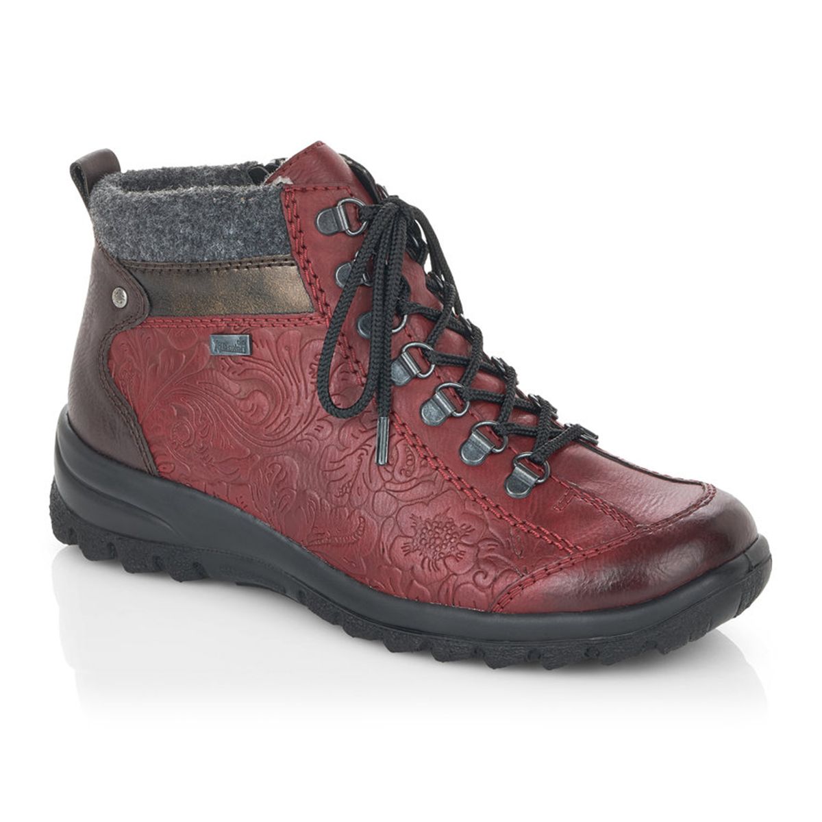 L7144 Lace Up Boots