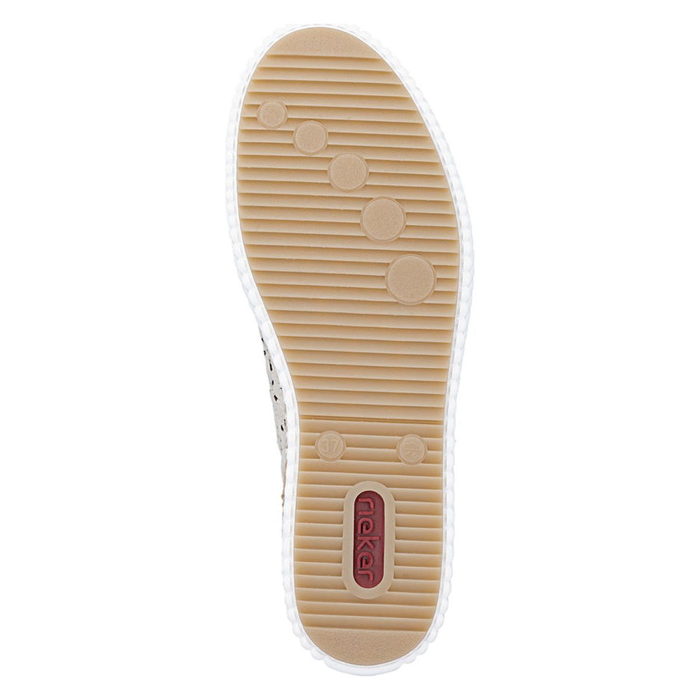 Rieker M2902 Women's Shoes in Beige
