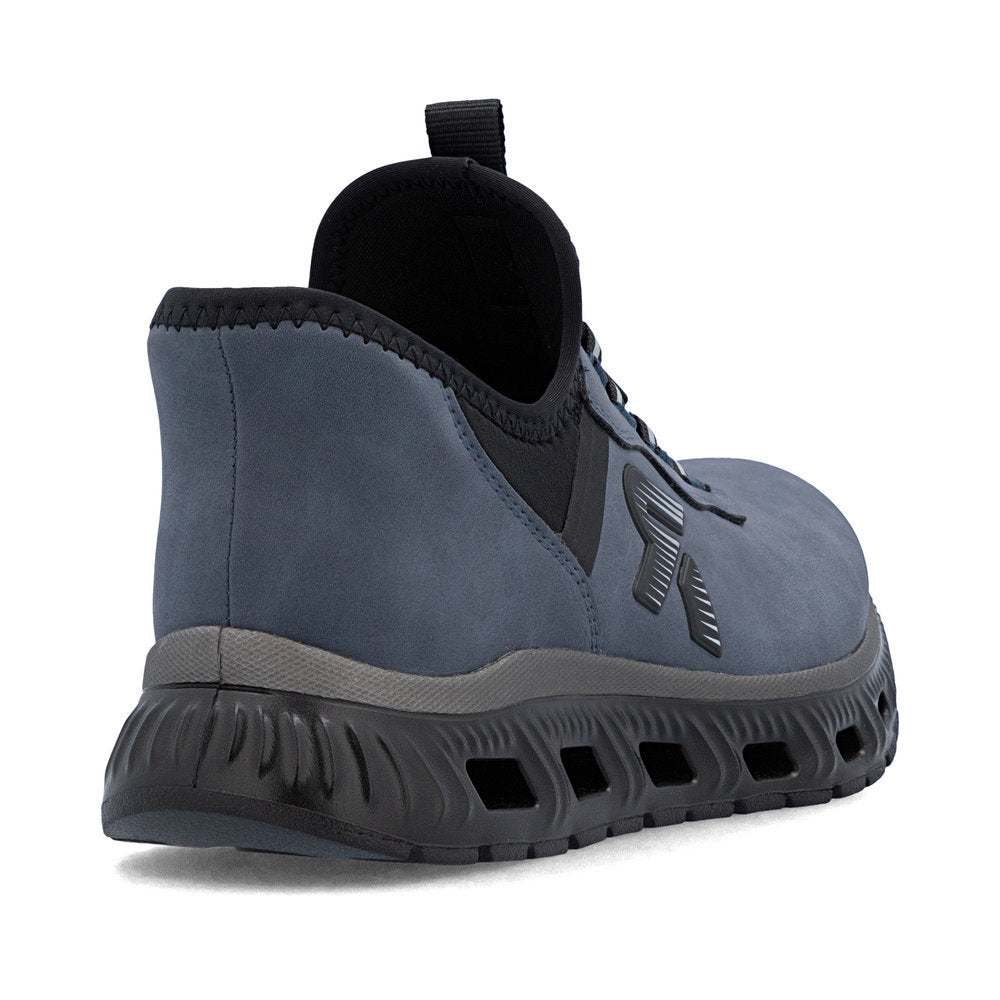 Rieker M6065 Women's Ready to Go Sneaker in Blue