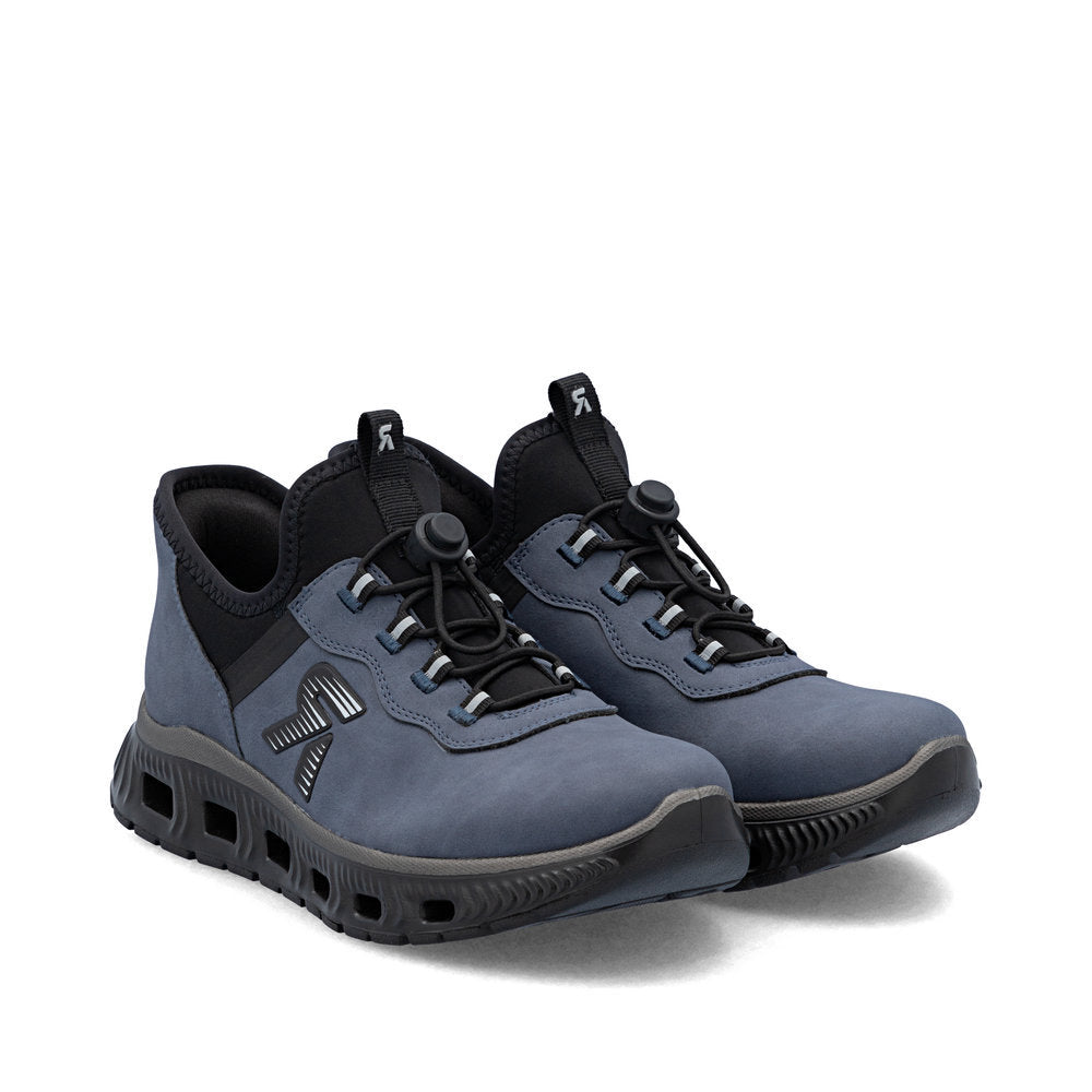Rieker M6065 Women's Ready to Go Sneaker in Blue
