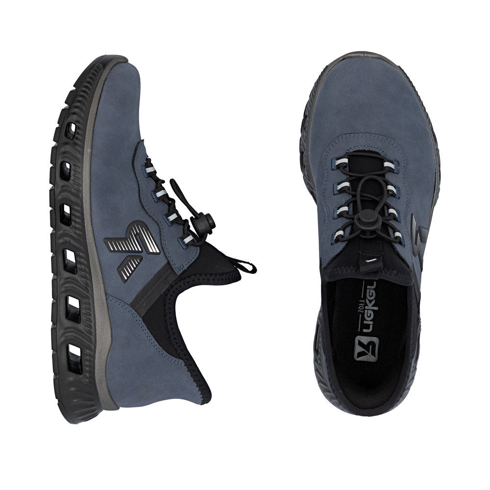 Rieker M6065 Women's Ready to Go Sneaker in Blue