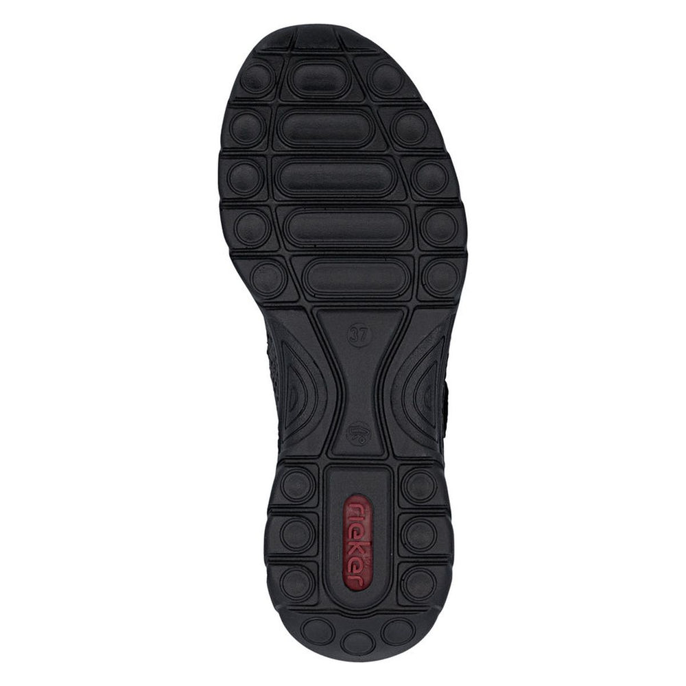 Rieker N4299 Mary Jane Casual Shoe in Black