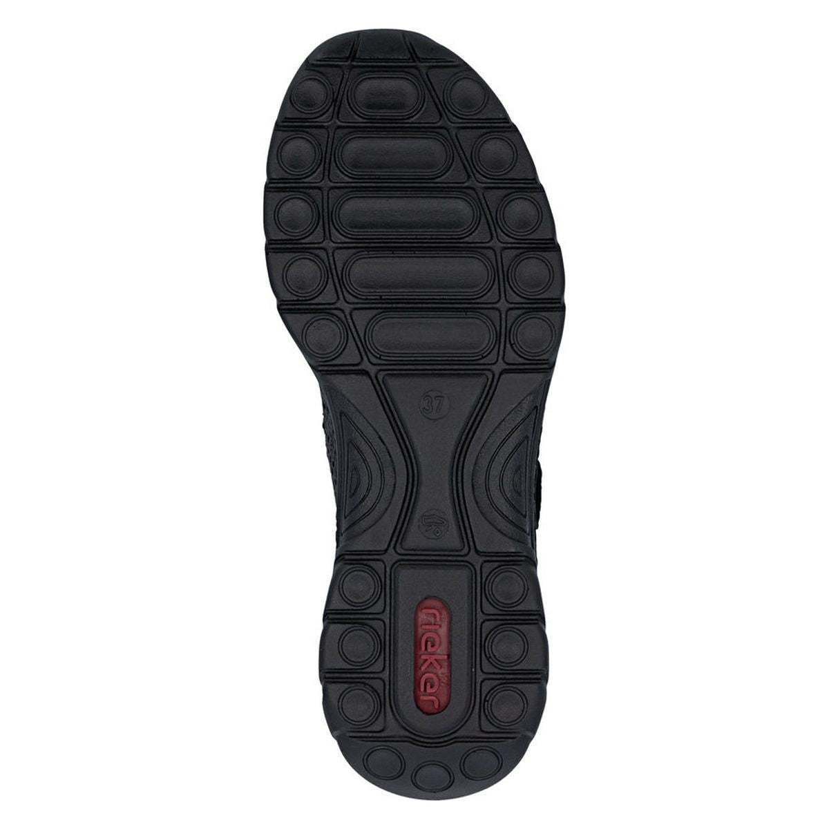 Rieker N4299 Mary Jane Casual Shoe in Black