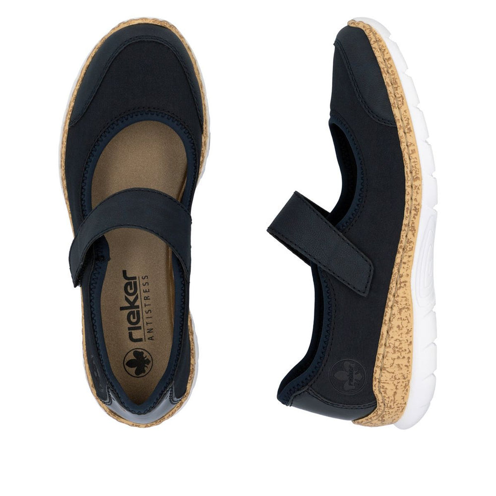 Rieker N42B0-14 New York Marine Mary Jane Casual Shoe
