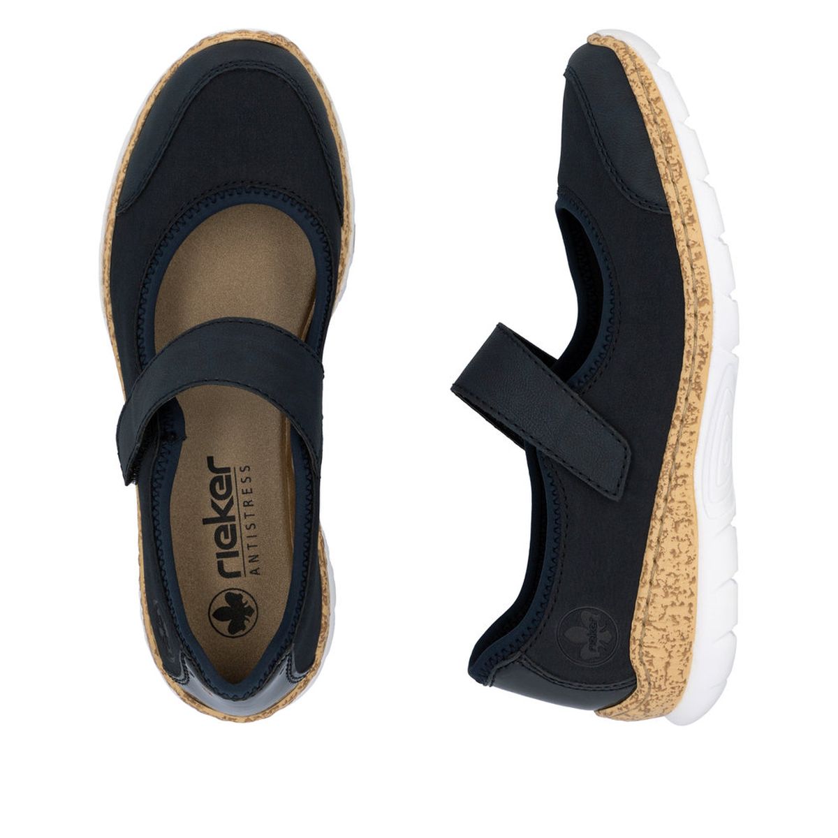 Rieker N42B0-14 New York Marine Mary Jane Casual Shoe