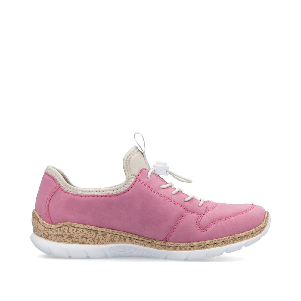 Rieker N42G0-31 Women's Slip-On Sneaker in Lipstick– Comfort & Style