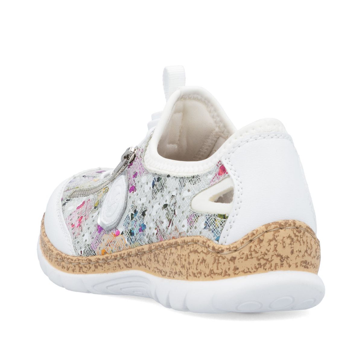 Rieker N42V1-90 Alburi Floral Slip-On Sneakers for Women | Walking On A Cloud Canada