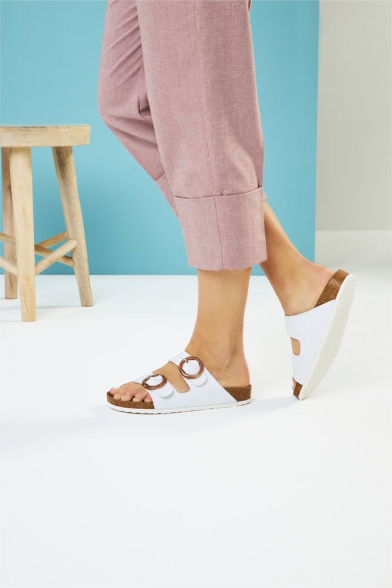 Rieker V9370 Women's Sandals in White