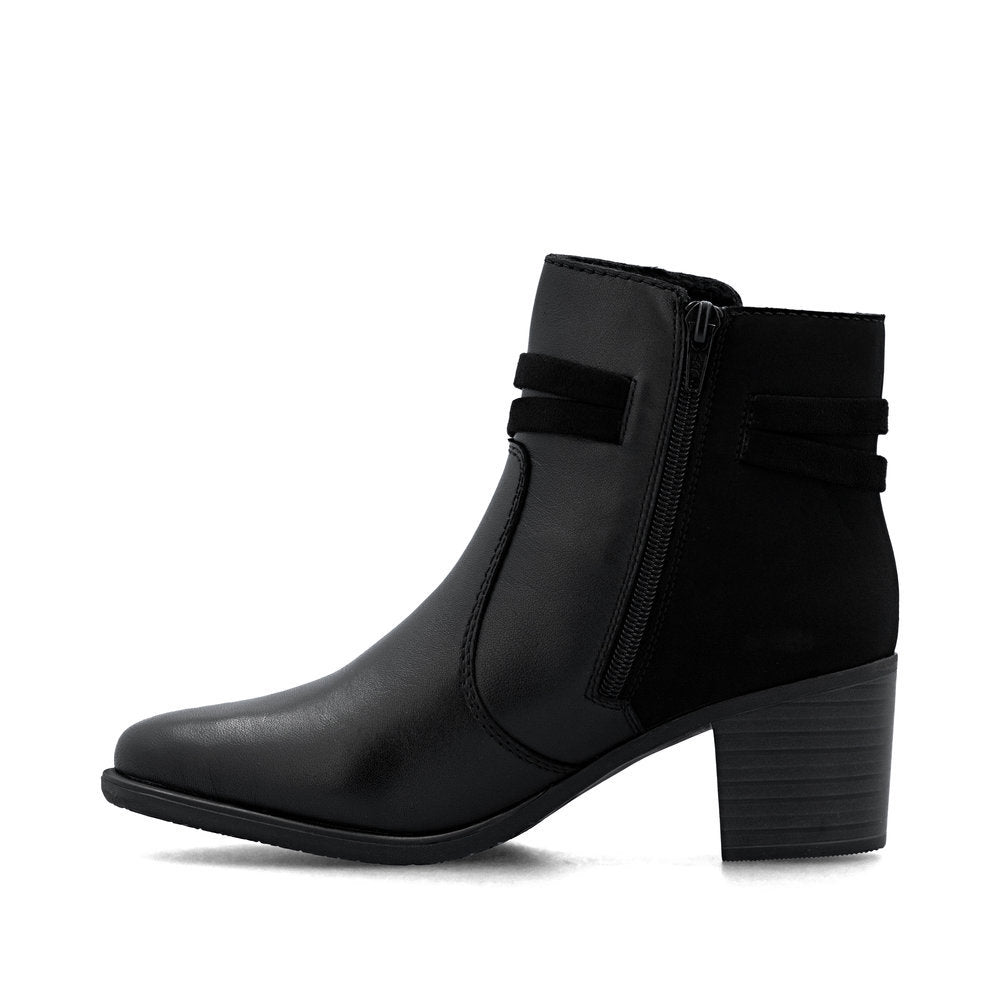 Rieker Y2066 Dress Ankle Boot in Black