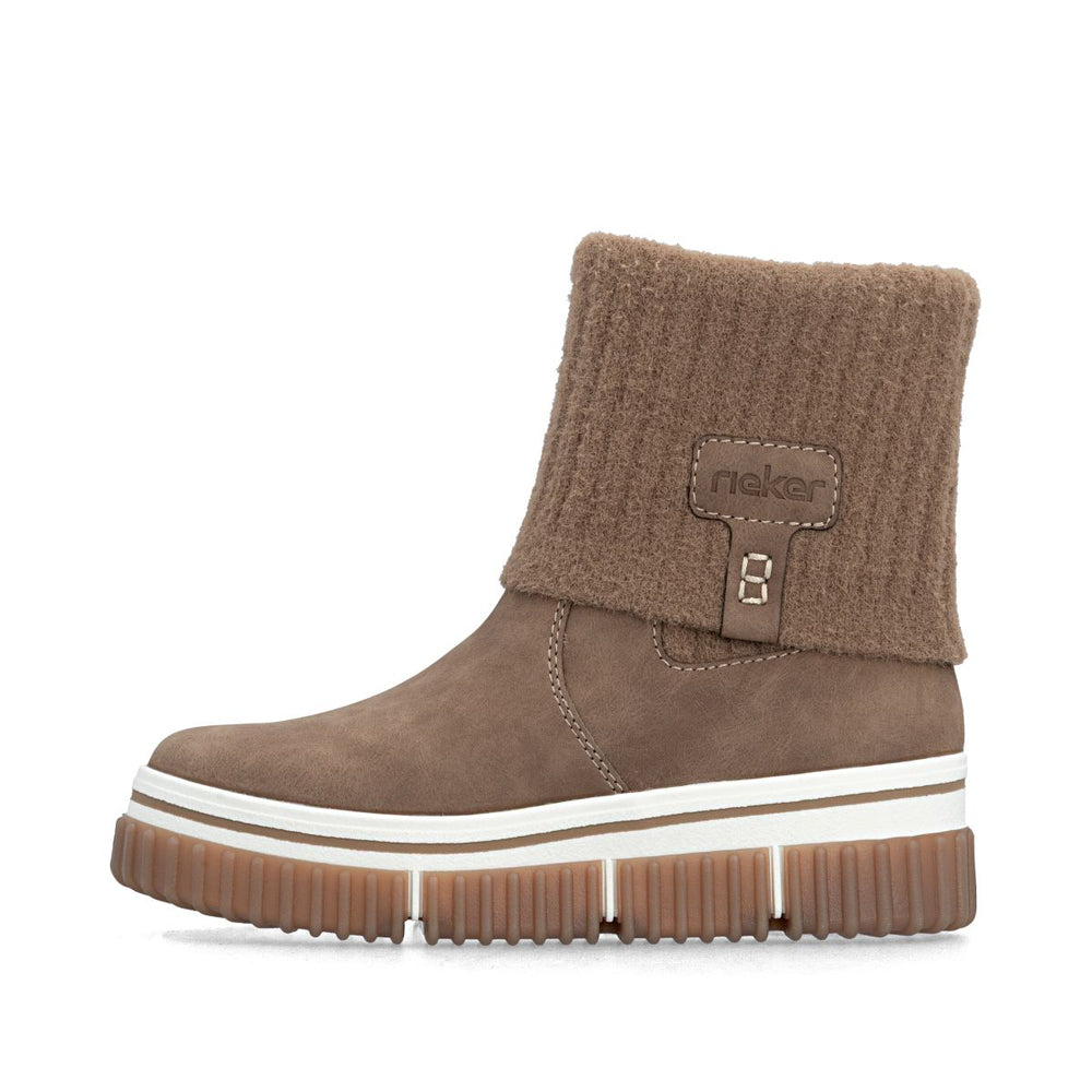 Rieker Y6350 Women's Winter Waterproof Boot – Tan