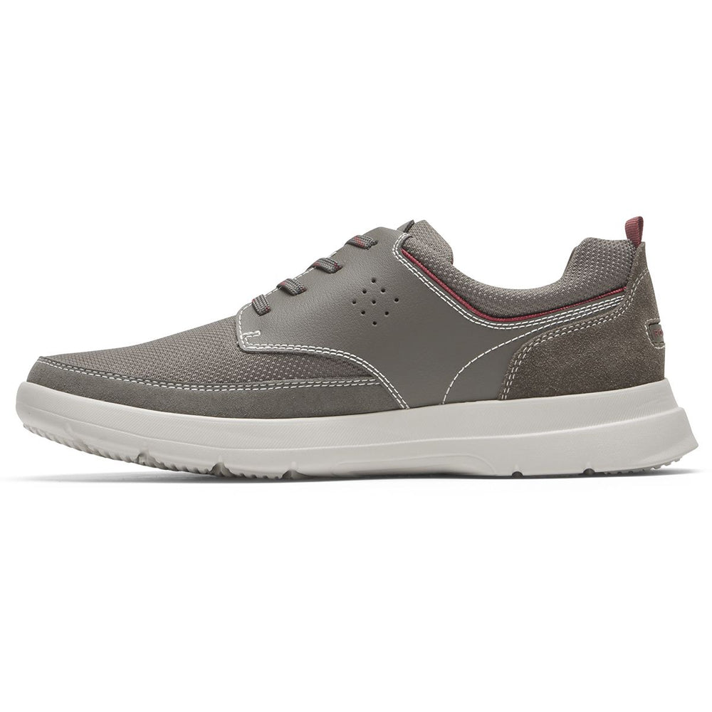 Rockport Men's Truflex Cayden Plain Toe Wide Sneaker in Breen