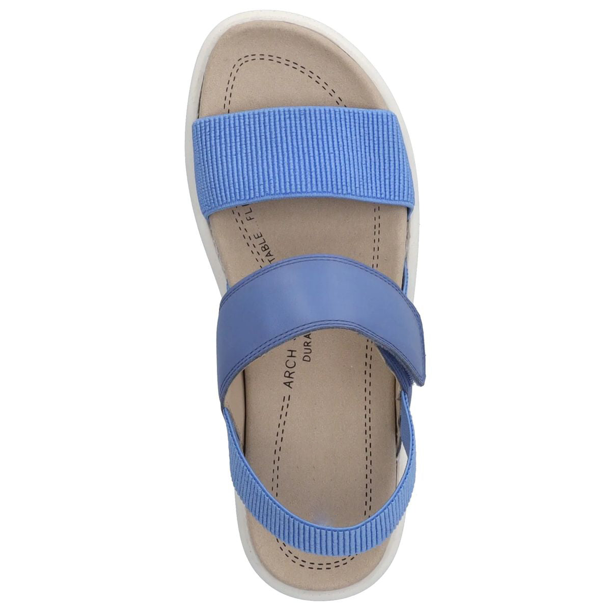 Romika Albi 07 Adjustable Strap Sandal - Sky Blue