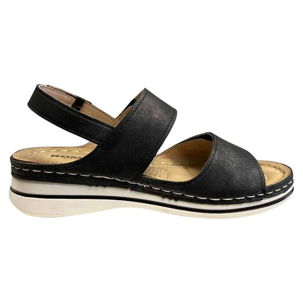 Romika Esther 01 Adjustable Strap Sandal in Black