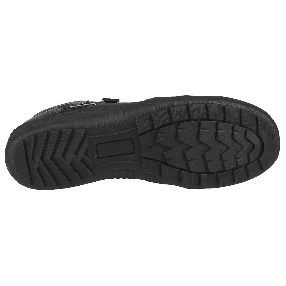 Romika Ellie 01 Side Zip Casual Waterproof Shoe in Black