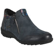 Romika Ellie 01 black women’s ankle boot with waterproof membrane and plush lining