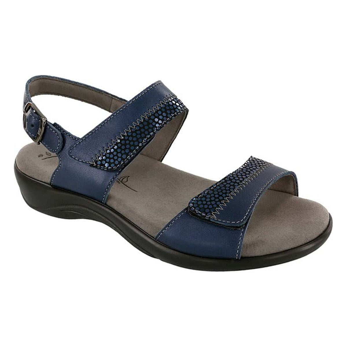 SAS Nudu Women's Heel Strap Sandal in Navy