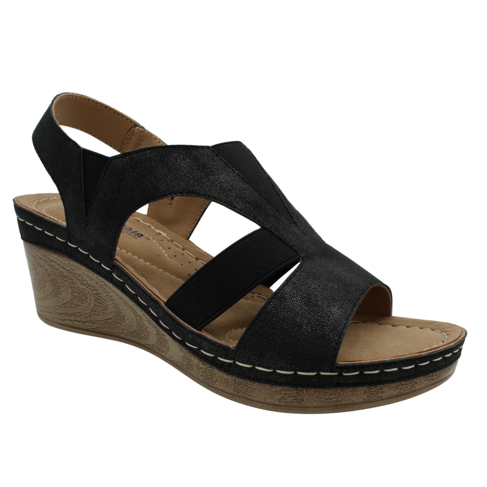 S5416 Wedge Backstrap Sandal