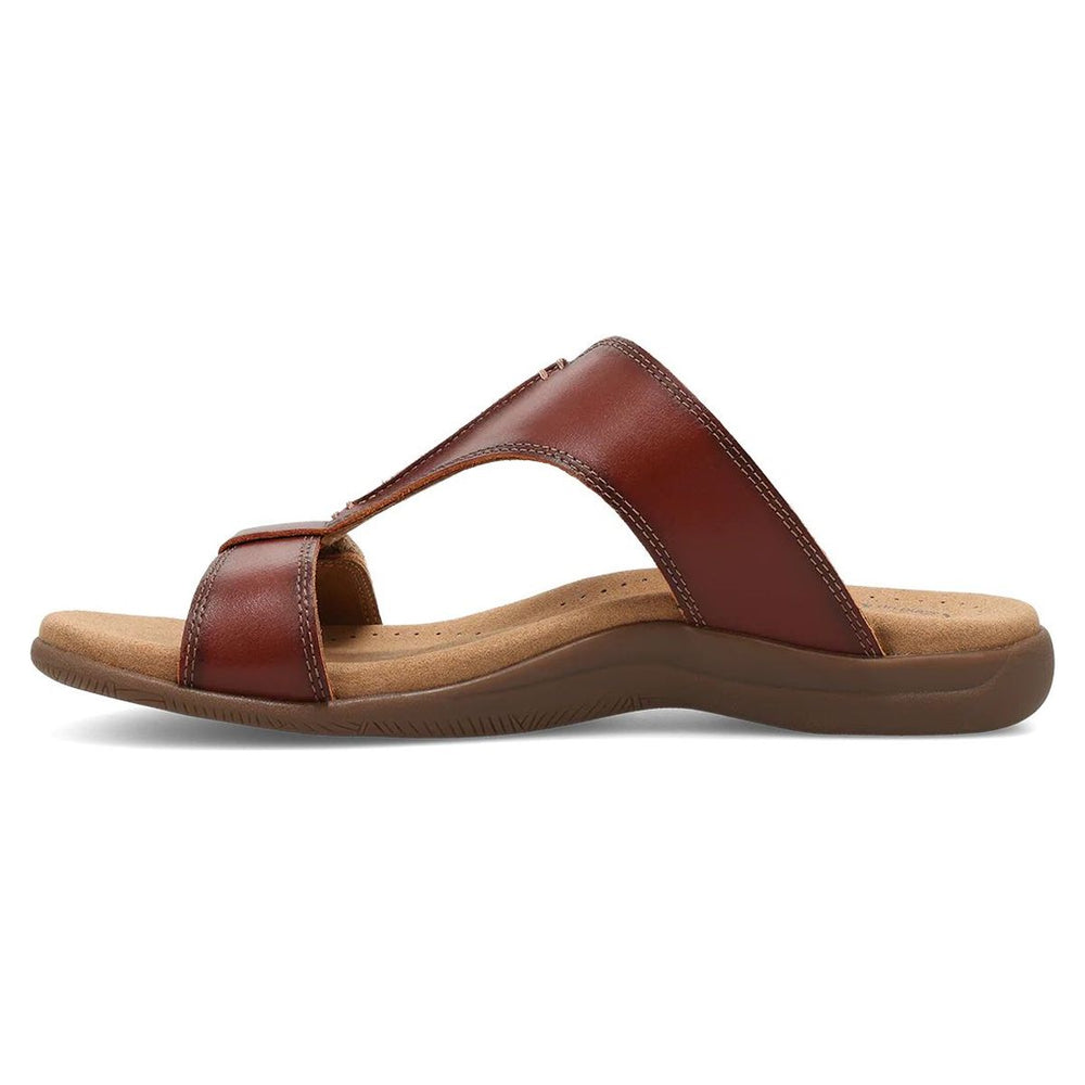 Slide Show Adjustable Strap Sandal in Cognac
