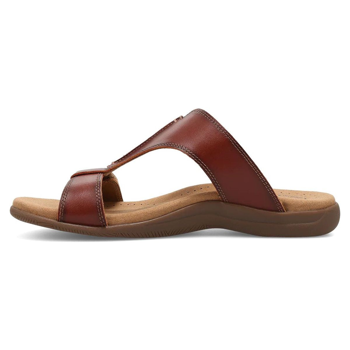 Slide Show Adjustable Strap Sandal in Cognac