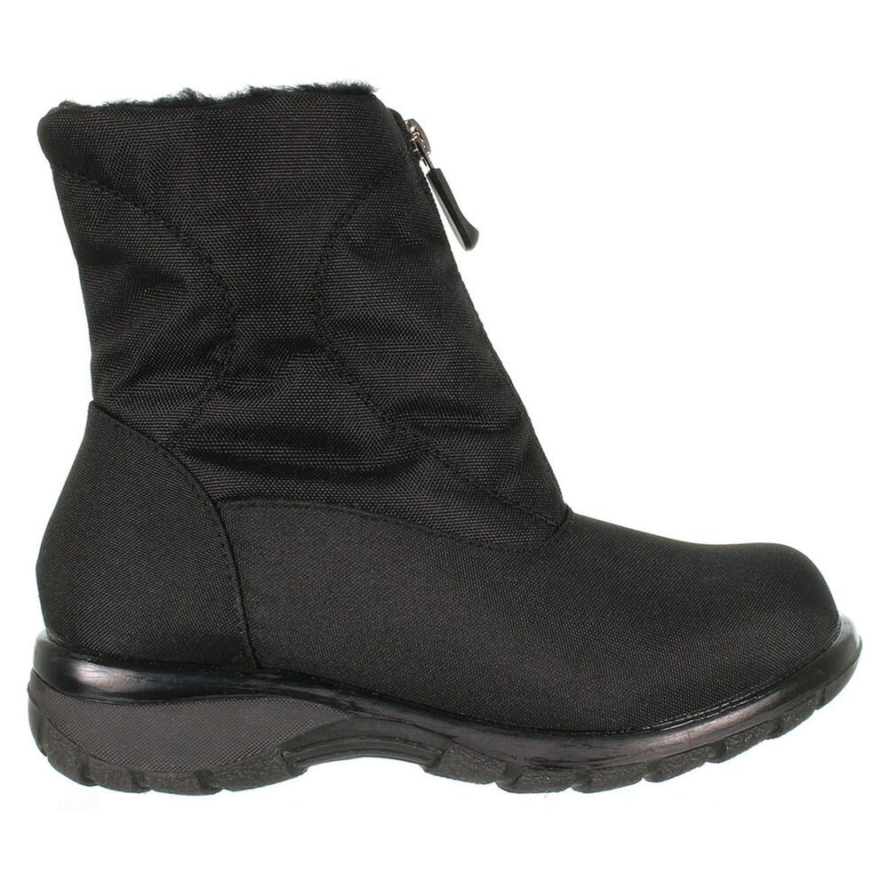 Toe Warmers Women's Alyssa EXTRA Depth Black Nylon Boot