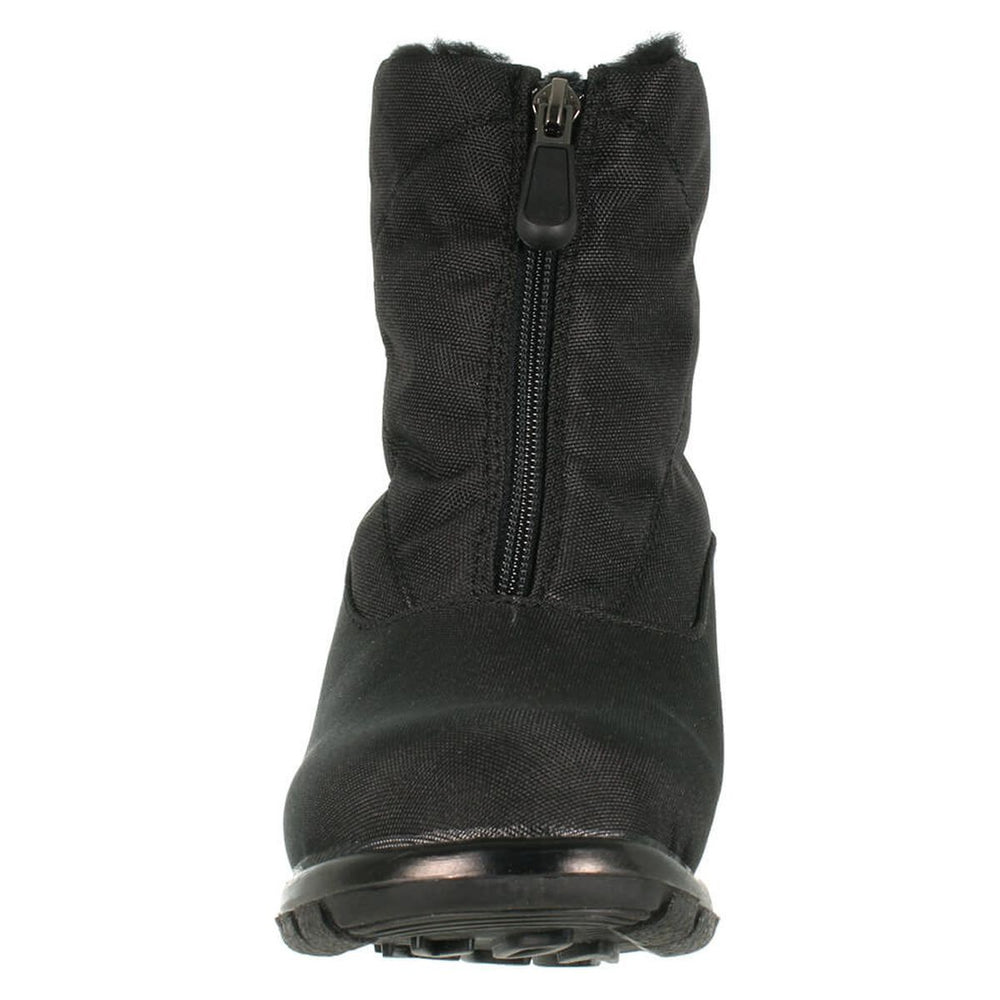 Toe Warmers Women's Alyssa EXTRA Depth Black Nylon Boot