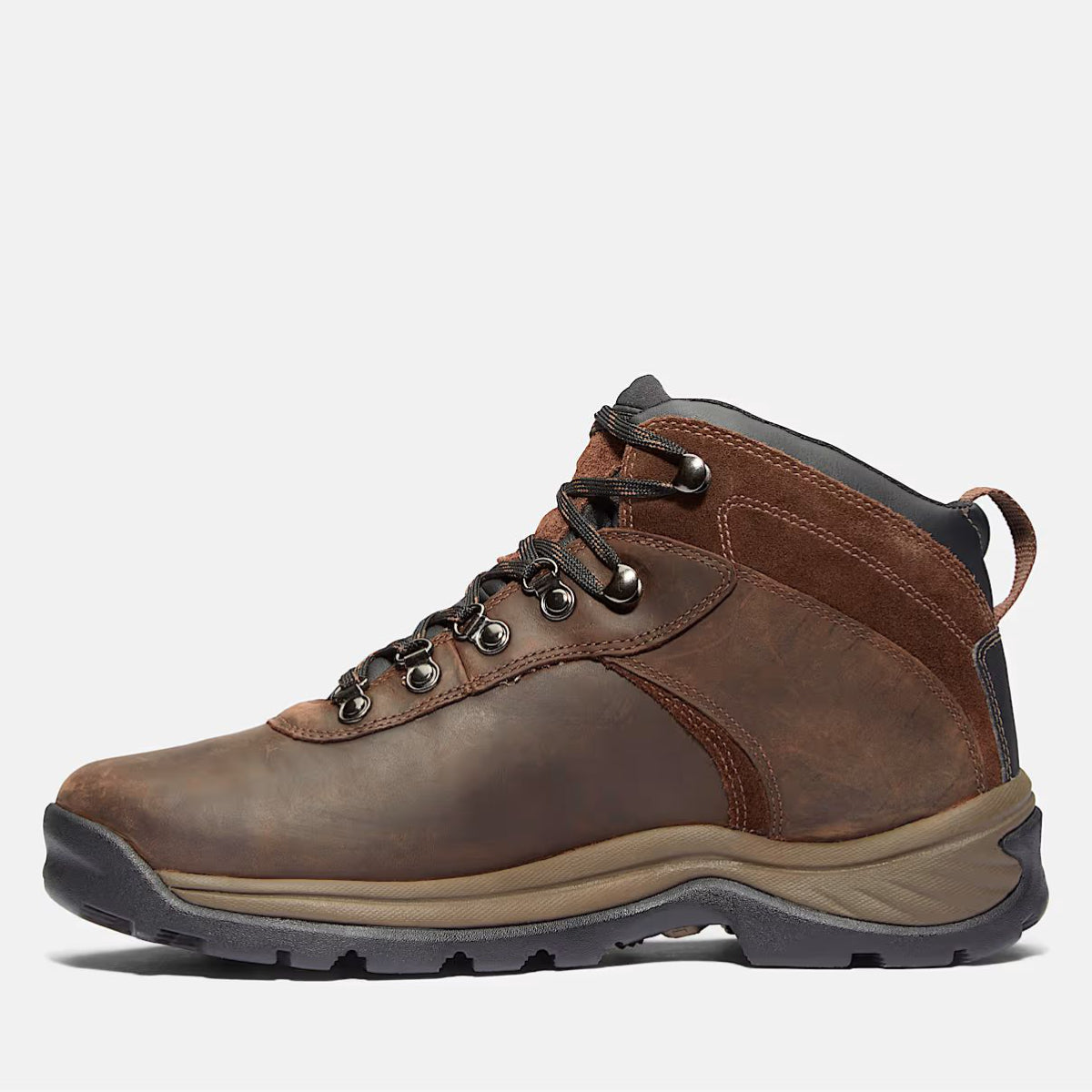 Timberland Men's Flume Waterproof Mid Hiker Boot in Dark Brown