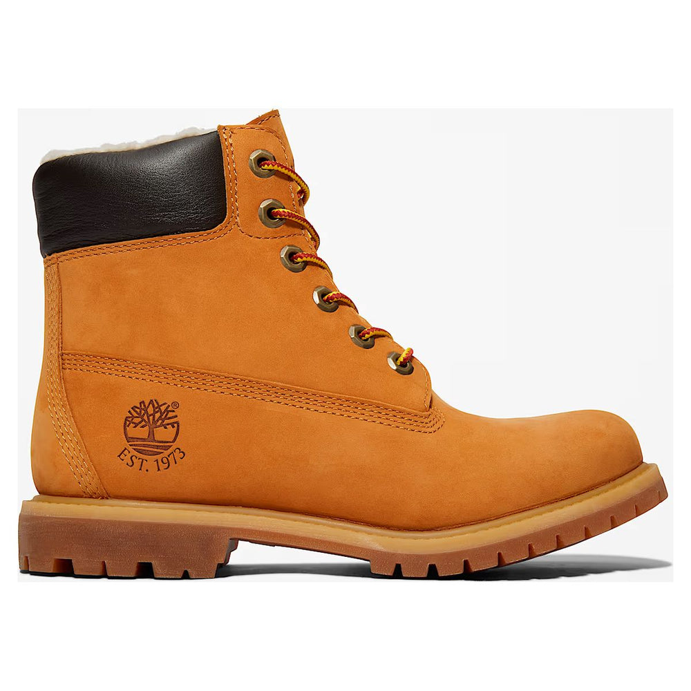 Timberland Women's Premium 6-Inch Waterproof Boot in Wheat Nubuck