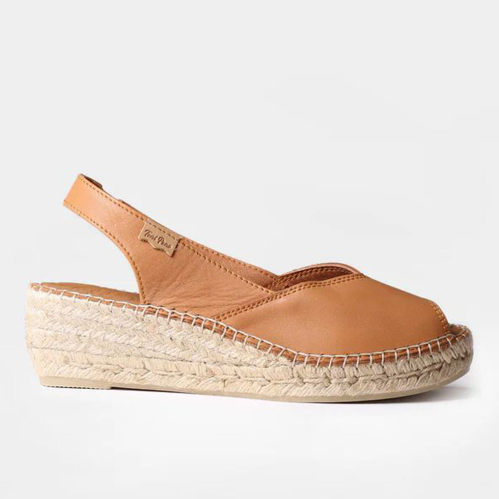 Toni Pons Bernia Women's Wedge Espadrilles in Tan