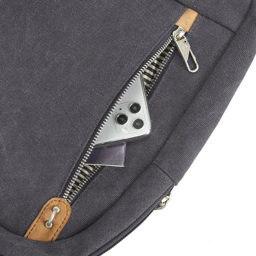 Travelon Anti-Theft Heritage Sling Bag in Pewter