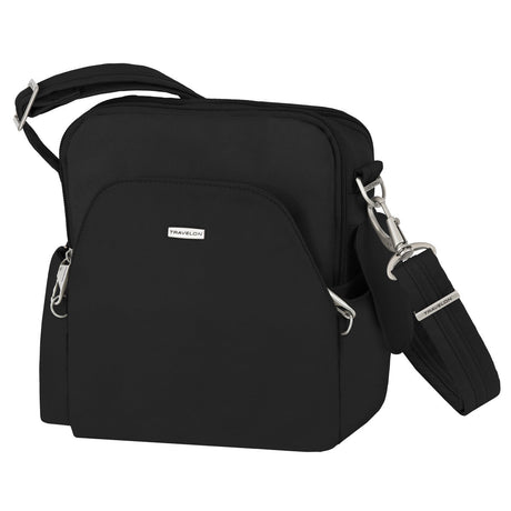 Travelon Classic Travel Bag 42224-500 – Lightweight Polyester Crossbody (Black)
