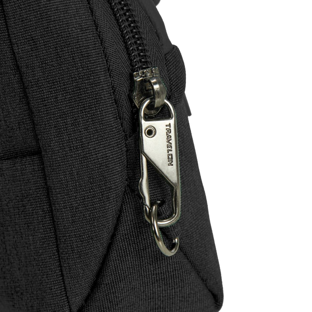 Travelon Women's Anti-Theft Metro Convertible Small Crossbody in Black