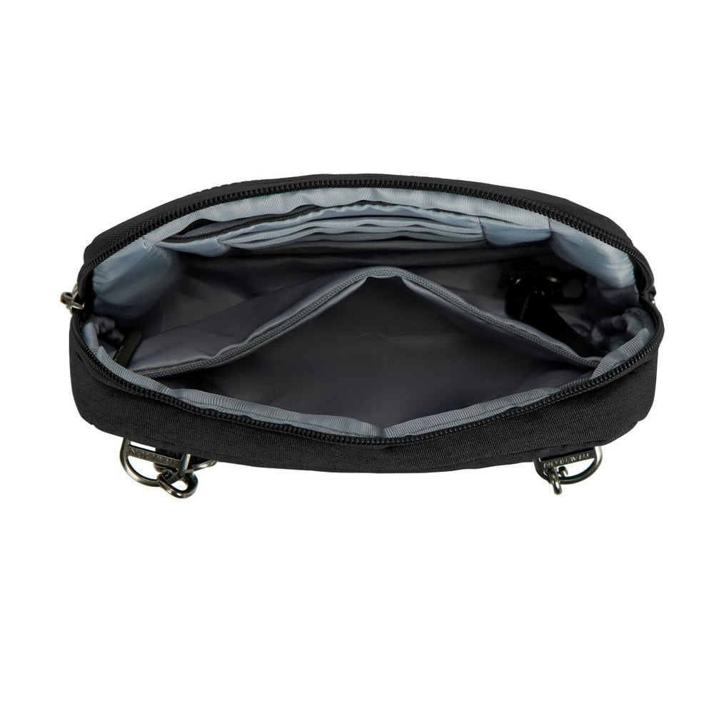 Travelon Women's Anti-Theft Metro Convertible Small Crossbody in Black