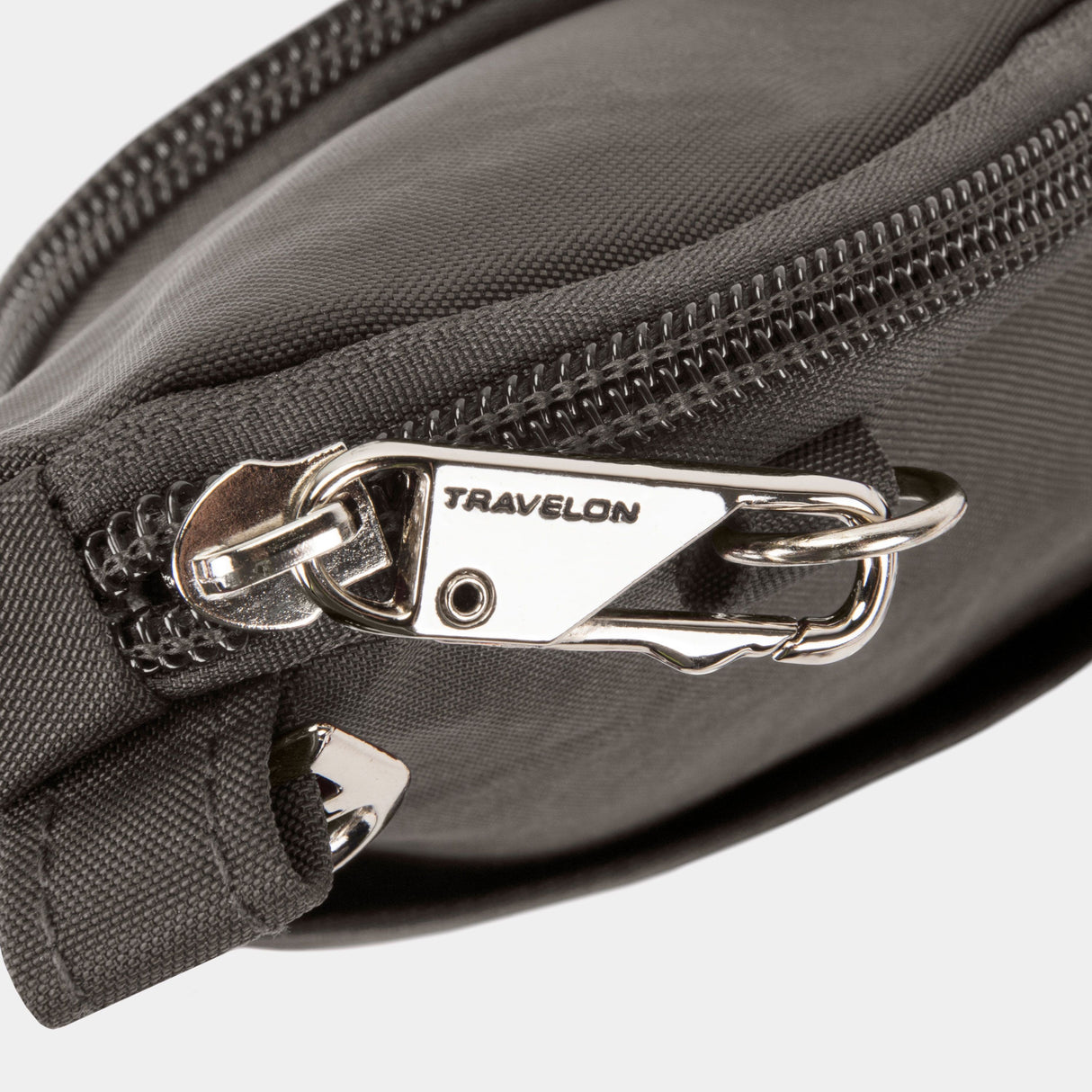 Travelon Anti-Theft Essentials Mini Asymmetric Crossbody in Smoke