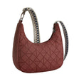 Travelon Anti-Theft Boho Slouchy Crossbody in Red, anti-theft, adjustable, zipper closure. Style: 43624-210