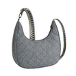 Travelon Woman's Anti-Theft Boho Slouchy Crossbody in Grey anti-theft, adjustable, zipper closure. Style#: 43624-52T