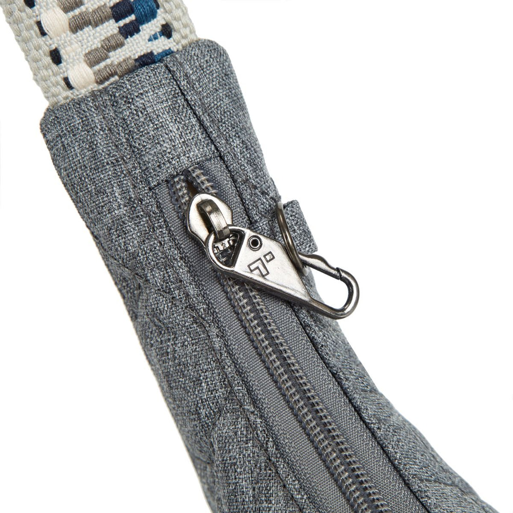 Travelon Woman's Anti-Theft Boho Slouchy Crossbody in Grey