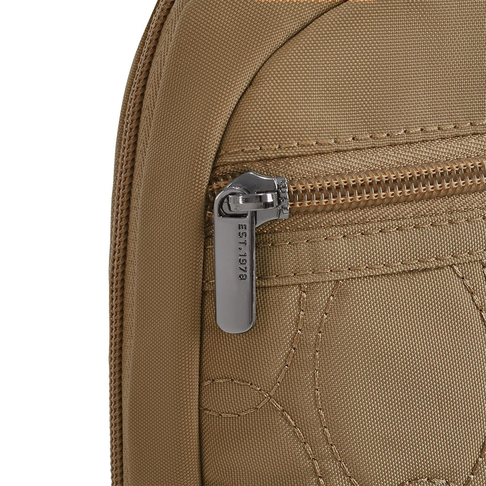 Travelon Women's Runways Anti-Theft Small Sling in Latte