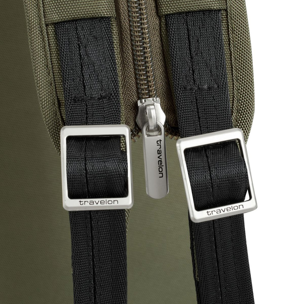 Travelon Unisex Anti-Theft Classic Convertible Sling Backpack in Olive