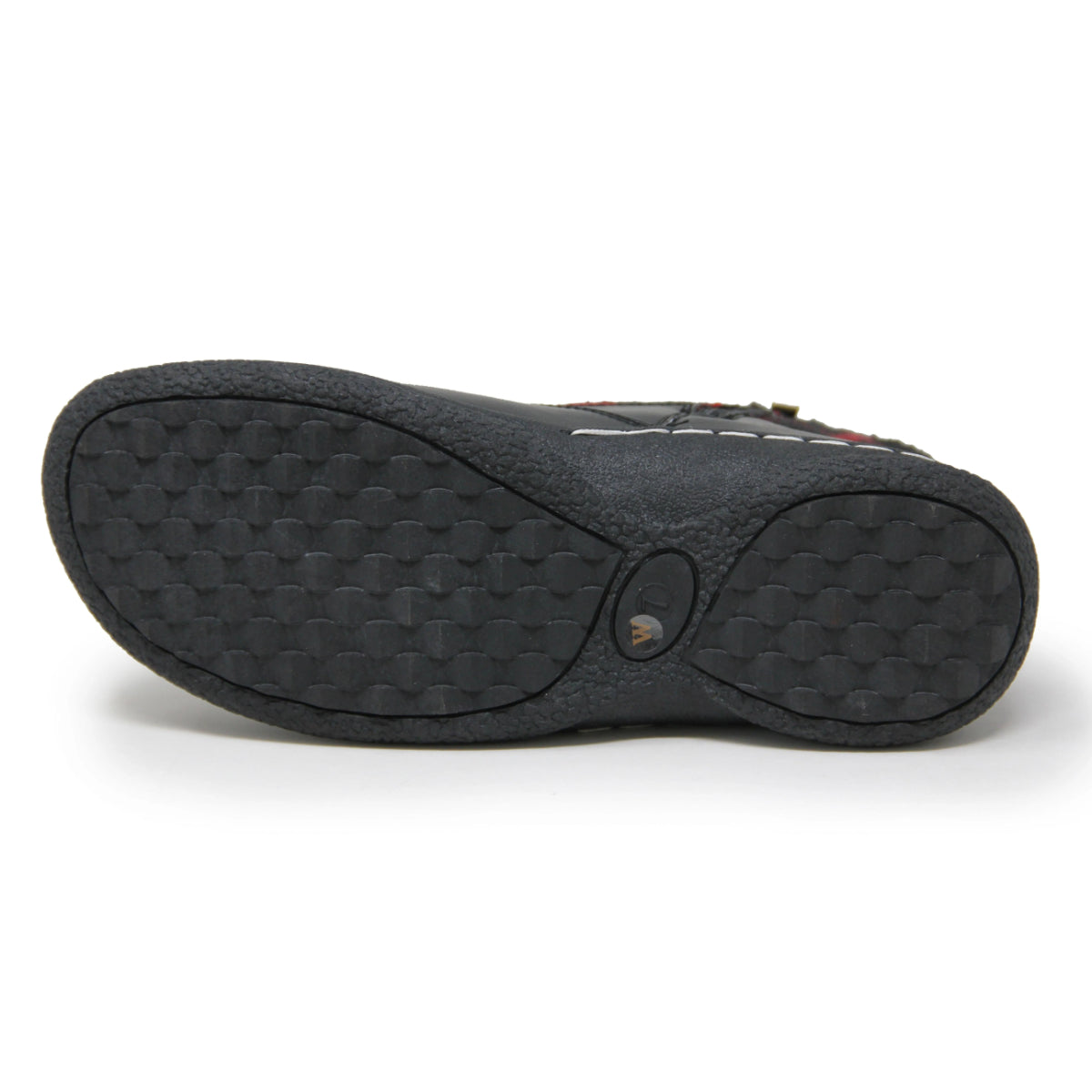 Wanderlust Amelia Flannel Women's Lace-Up Boot In Red Black