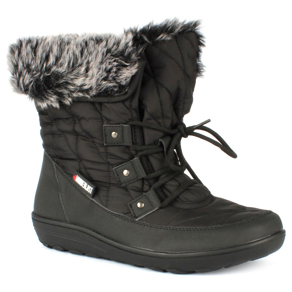 Wanderlust Snowflake Women's Winter Boot in Black