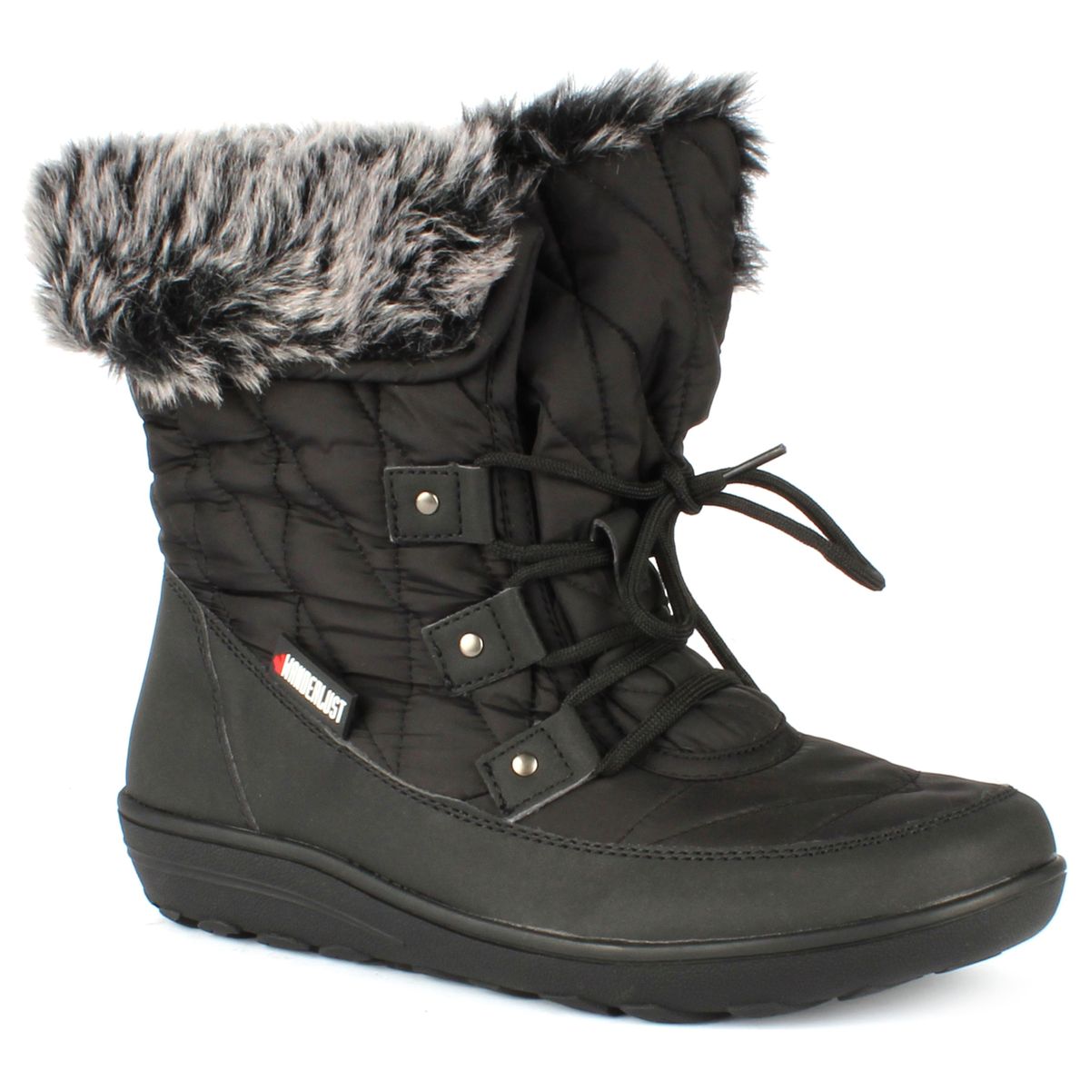 Wanderlust Snowflake Women's Winter Boot in Black